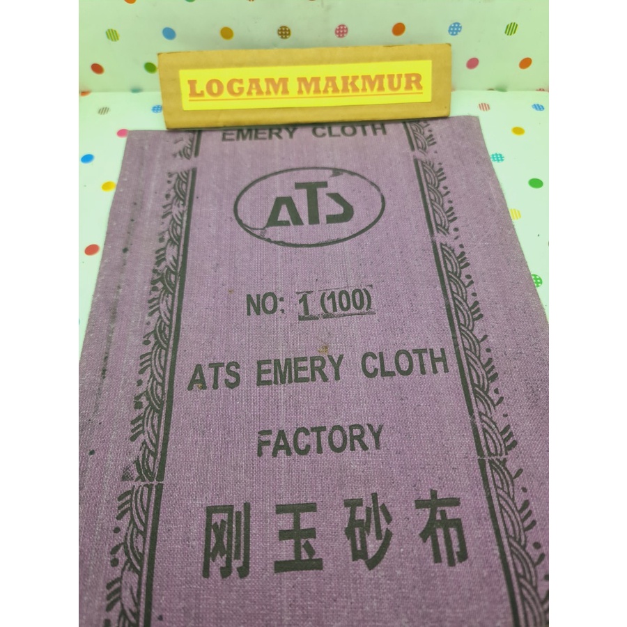 1 PC - AMPELAS AMPLAS KERTAS GOSOK KAIN KAYU TEMBOK KASAR & HALUS MURAH