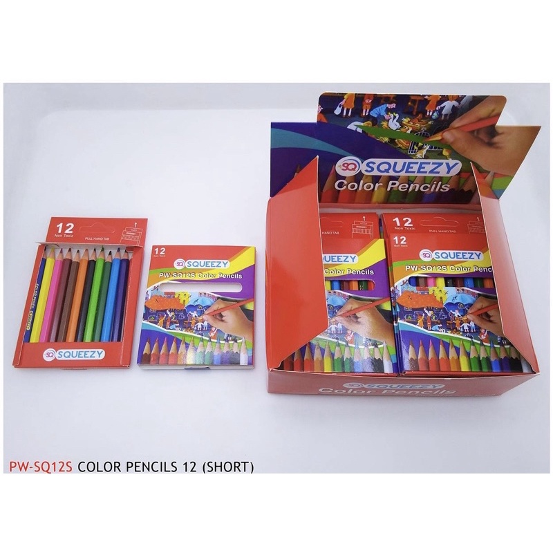 

Pensil Warna SQUEEZY PW SQ-12S