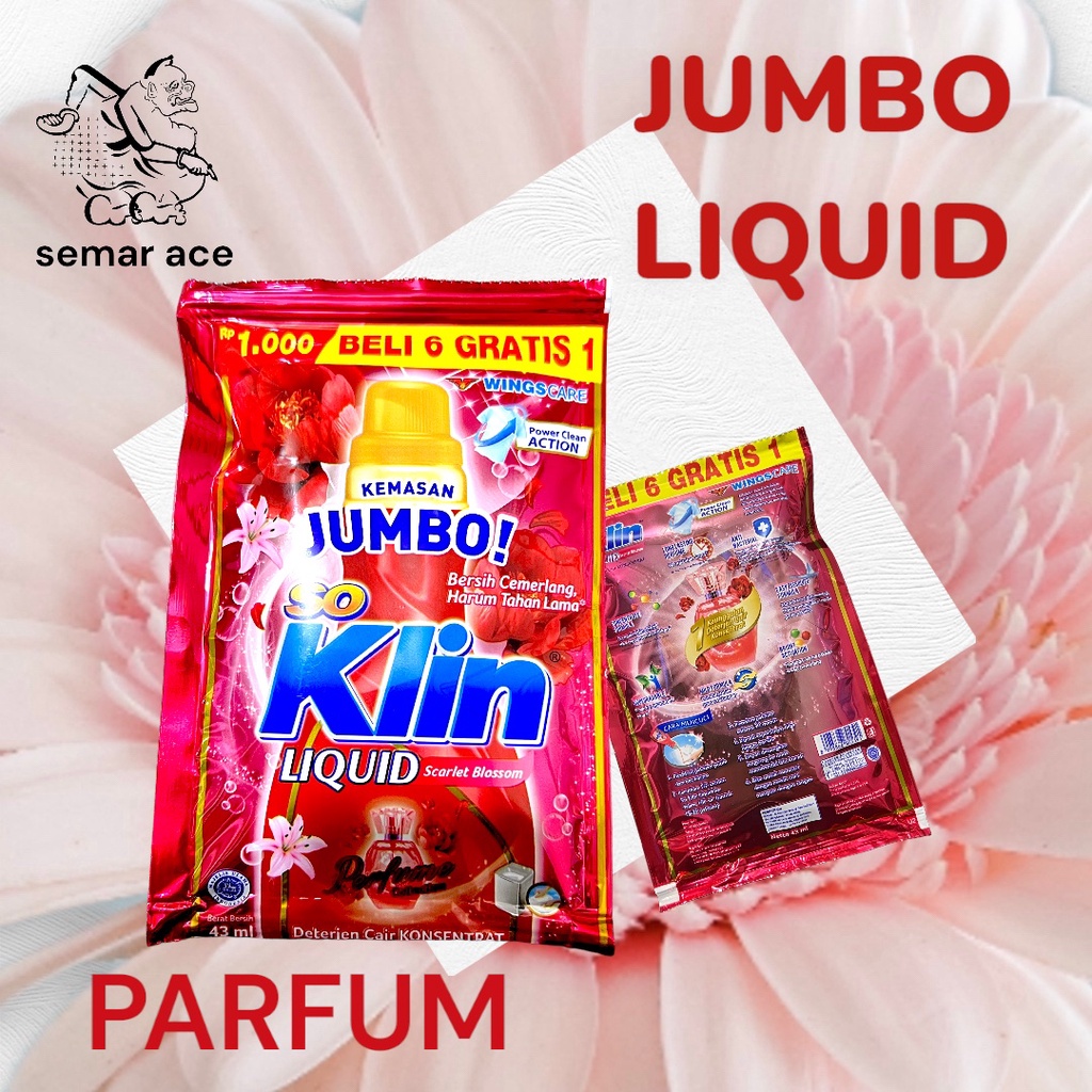 SOKLIN CAIR LIQUID 1 RENCENG ISI 6 SACHET