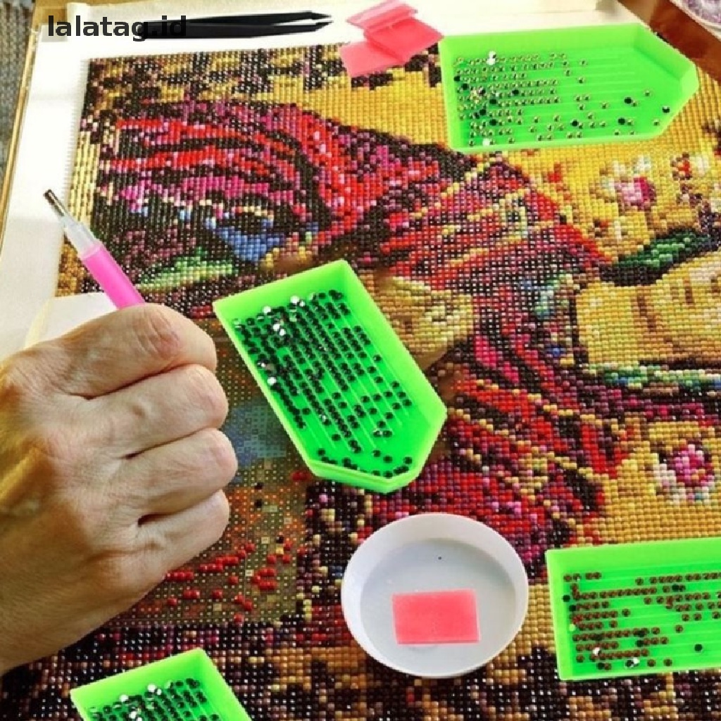 [lalatag] 5d DIY Diamond Paing Cross Stitch Alat Kerajinan Seni Bordir Aksesoris Kits [ID]