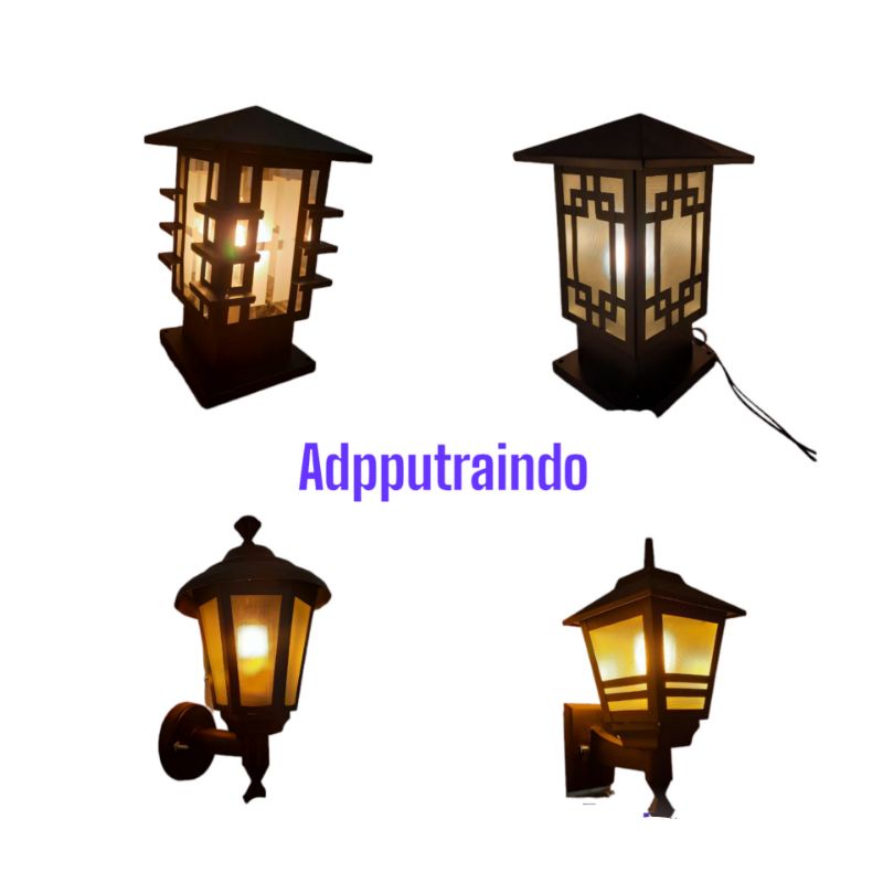 Lampu Taman pilar Minimalis | Lampu Dinding Outdoor Minimalis | Lampu Taman Minimalis