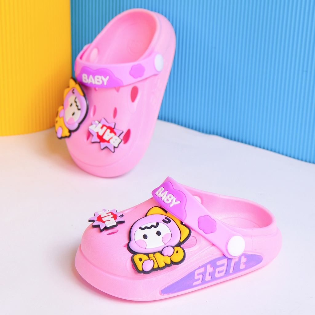 PROMO 10.10 PUNCAK Okaybaby B261 Sendal Sandal Slop Import Anak Laki-laki Perempuan Karakter Lucu