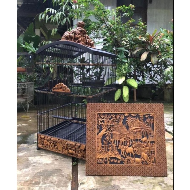 Sangkar Ukir Jepara Sangkar Kotak Sangkar Lomba Sangkar Kacer