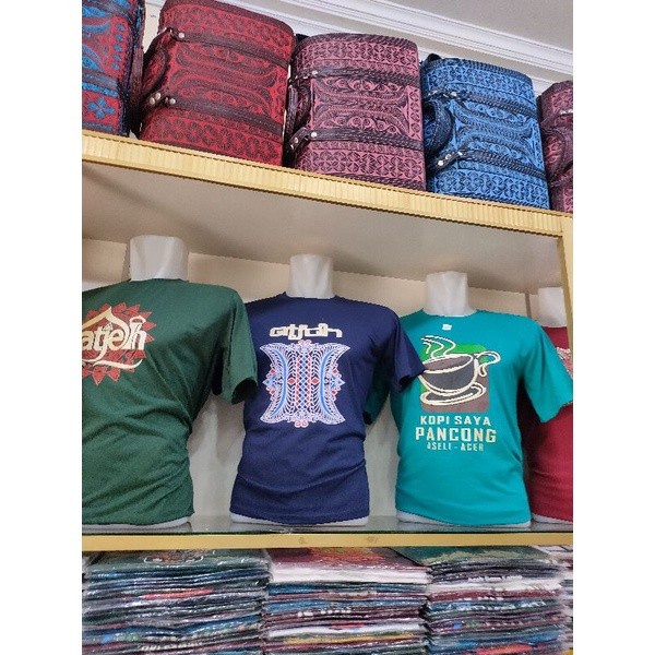 baju kaos Aceh bahan standar Quality kaos Aceh