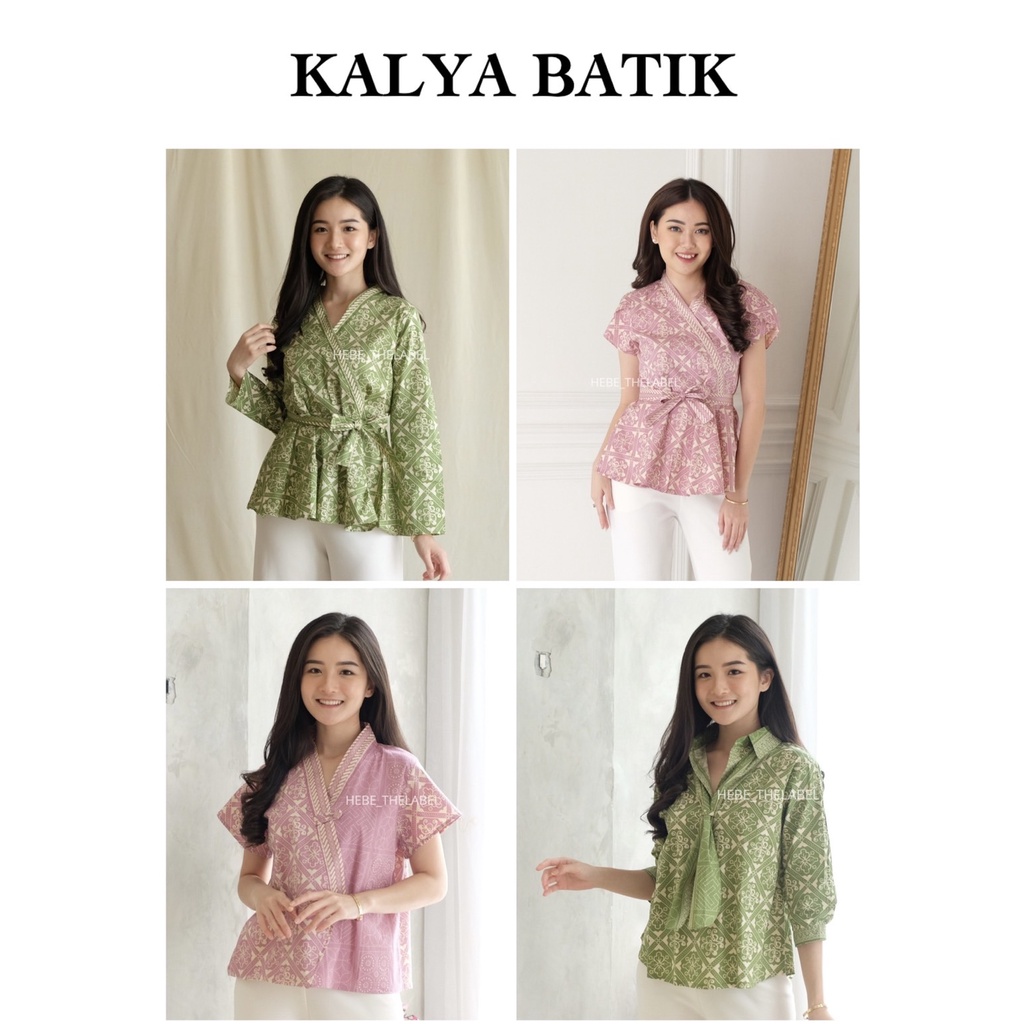 Kalya Batik - Atasan Pakaian Wanita (Amisa-Kartika-Jenna-Mila-Dahayu)