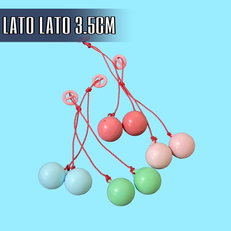 Mainan Anak Viral Lato Lato Etek Etek - Mainan Jadul Lato Lato Termurah Beraneka warna