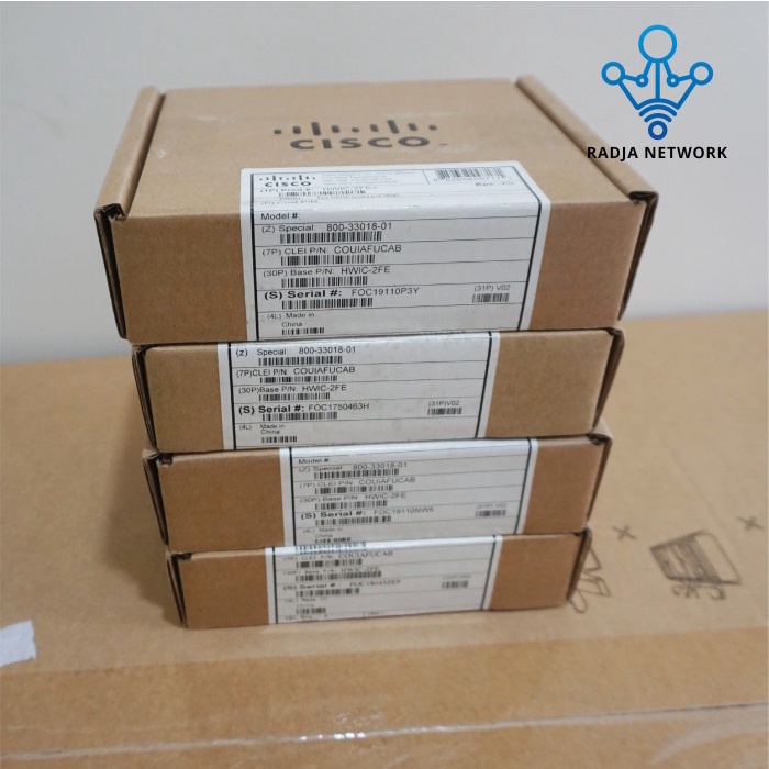 Produk Terbaru Module Voice Cisco Hwic-2Fe Router High-Speed Wan Interface Card