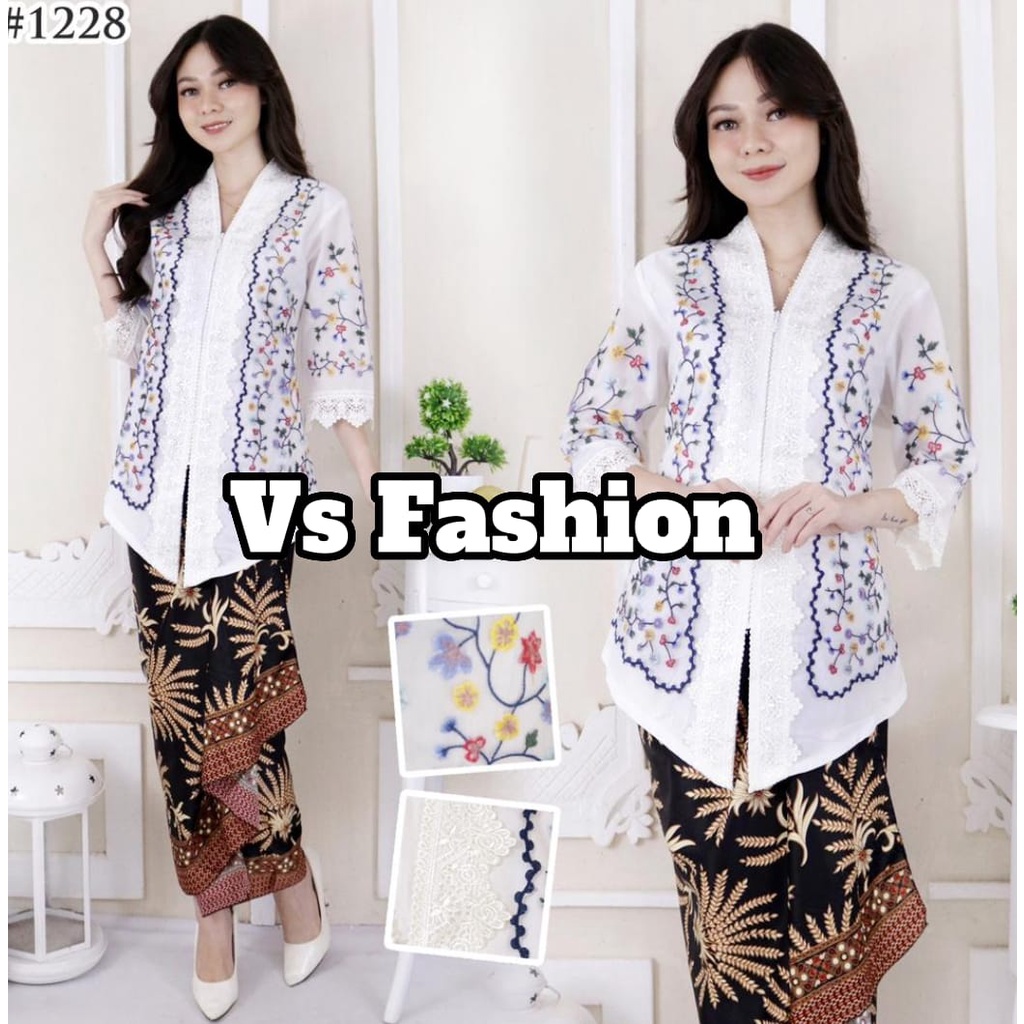 0969/0970 kebaya alexuez bordir organdi /kebaya encim premium