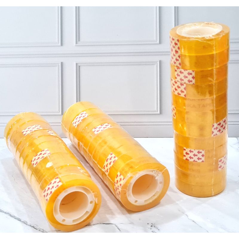 

Selotip Kecil Bening 1/2 × 20 (12 Rol)