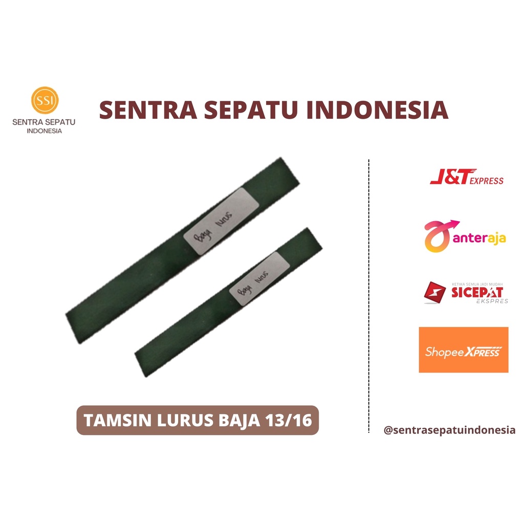 Tamsin Lurus Plat Baja untuk insole Sepatu Sendal Ukuran 13/16 Besi Harga Untuk 1 dus Grosir cocok u