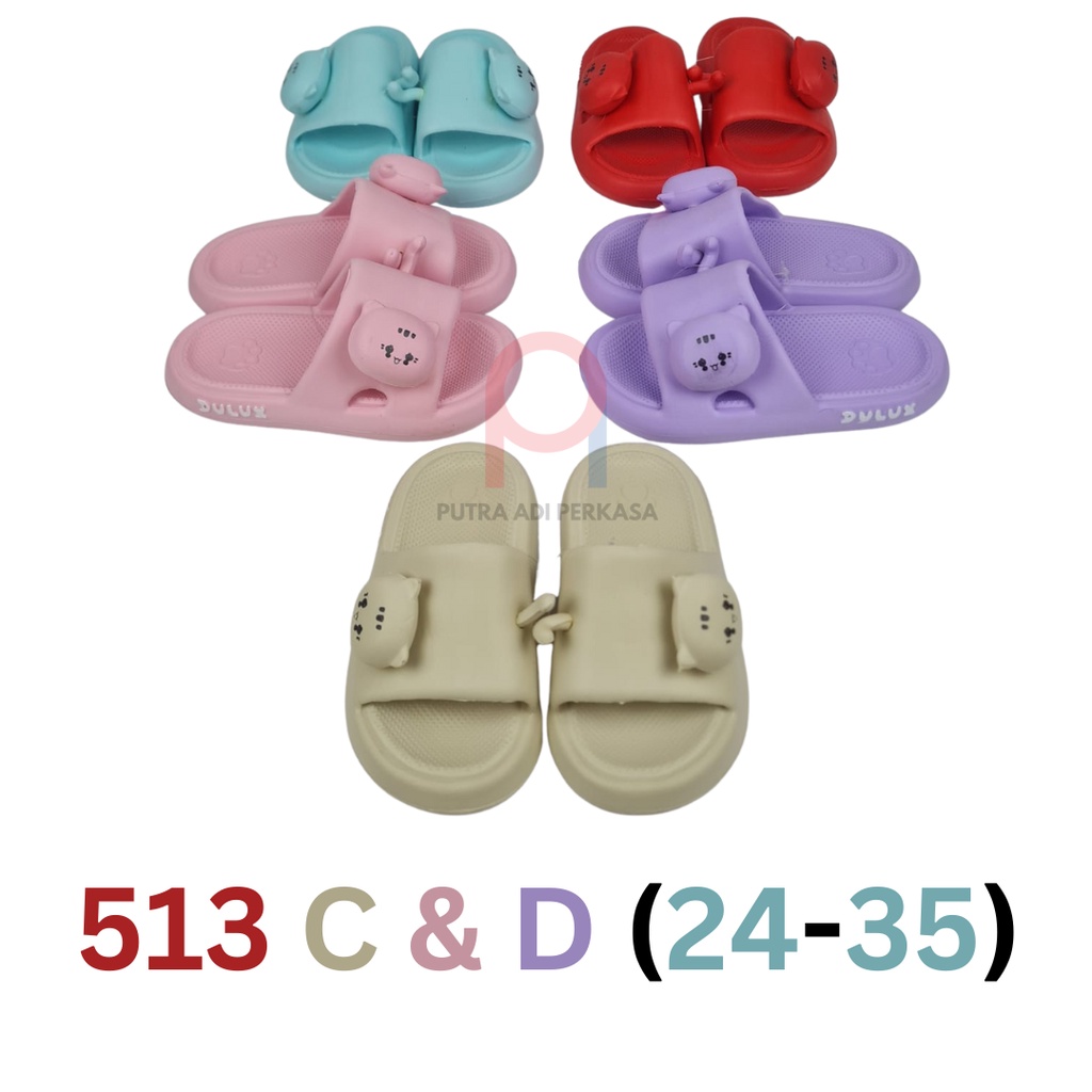 Sandal Selop Anak Model Kucing DULUX 513 D