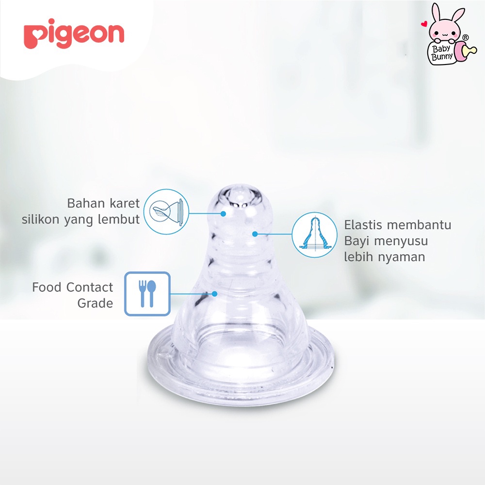 ❤ BELIA ❤ PIGEON BOTOL DOT SUSU SERIES | Peristaltic Nipple  PP RP Slim Type Standard | Botol Susu Bayi | Dot | Baby | 50ml | 120ml | 240ml ✔️BPOM