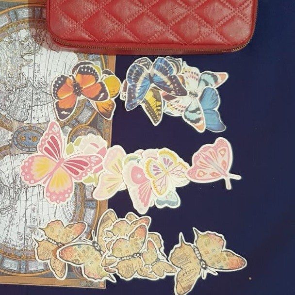 Journaling Deco - Butterfly Sticker - Stiker Bujo Motif Kupu #02
