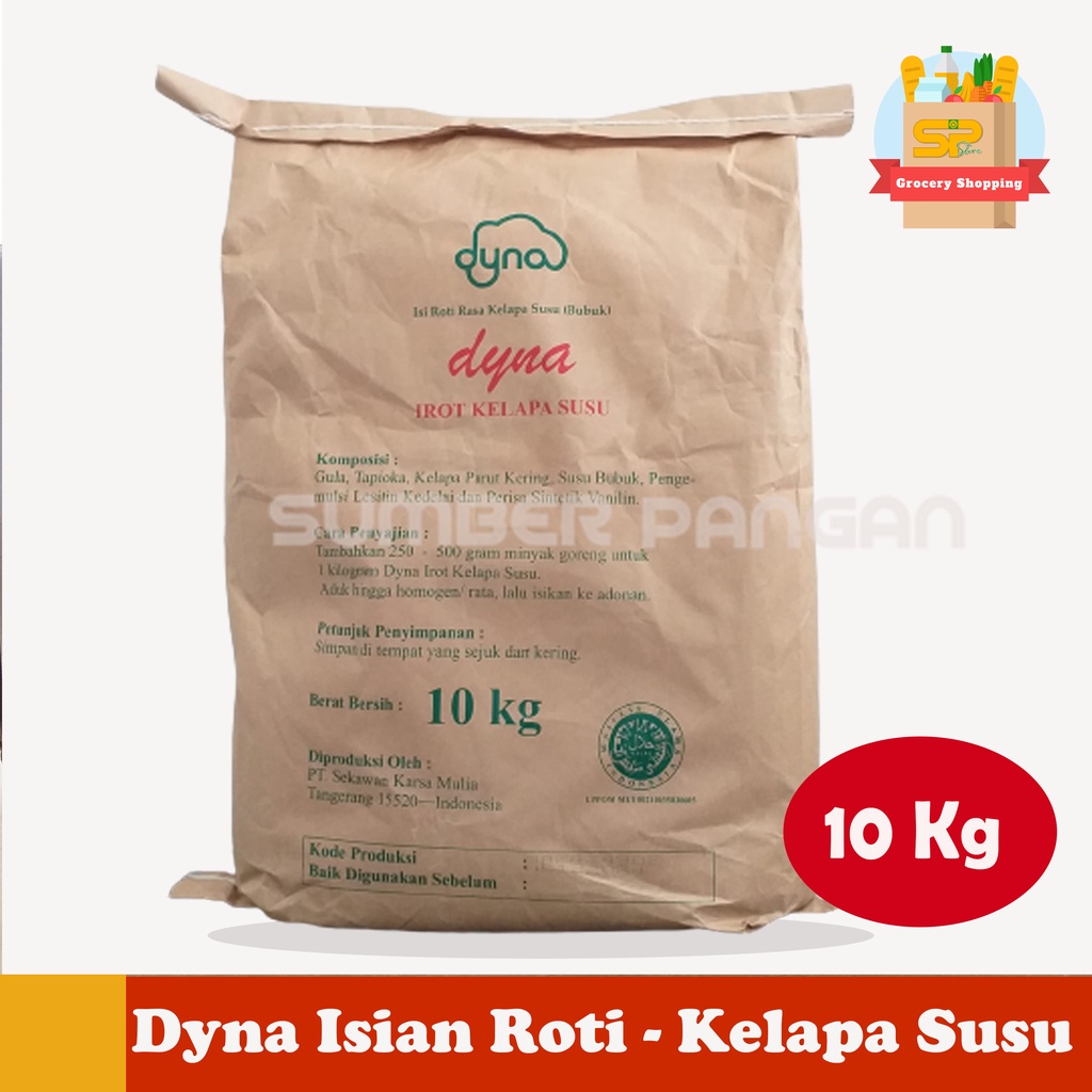 

Isian Roti Rasa Kelapa Susu 10 Kg / Dyna Irot Bubuk Kelapa Susu 10Kg