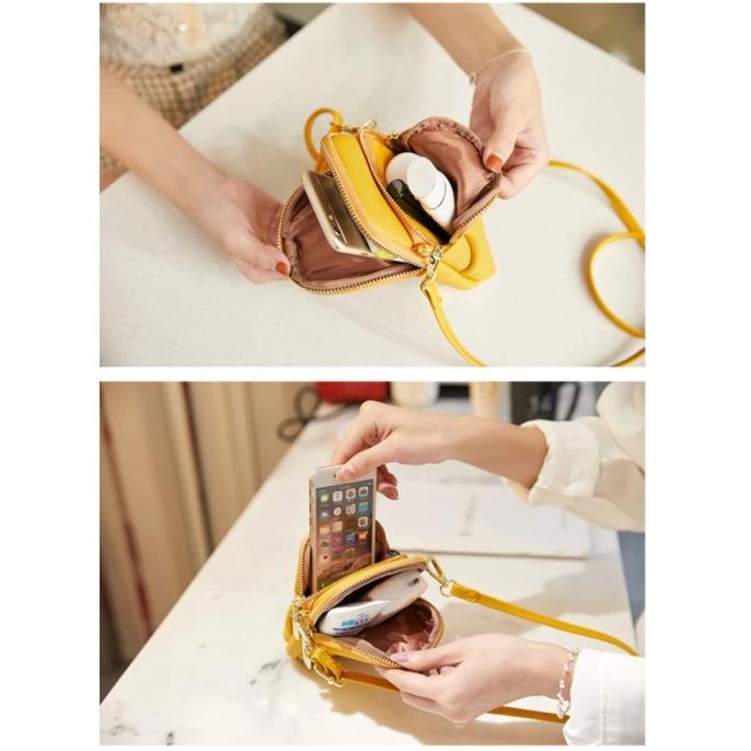 GTS17 TAS SELEMPANG SLING BAG KULIT FOREVER YOUNG MINI HP WANITA