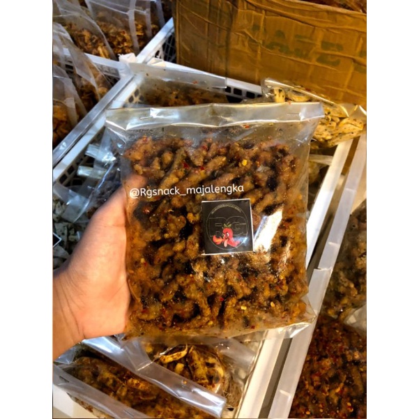 

USUS KRISPY PEDES DAUN JERUK 250GR