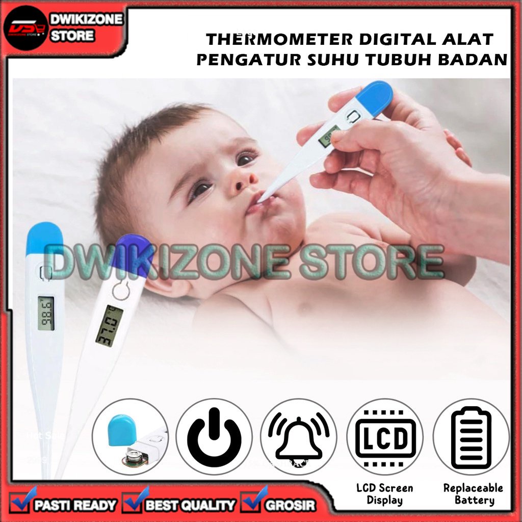 [GROSIR] THERMOMETER TERMOMETER DIGITAL ANAK PENGUKUR SUHU TUBUH BADAN BAYI BABY  MULTIFUNGSI SERBAGUNA