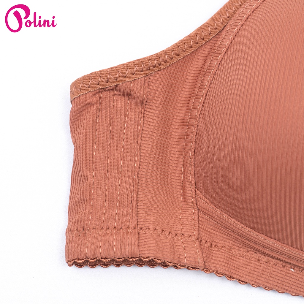 BEE - Bra Push Up JumboTanpa Kawat Busa Tipis Kait 4 Pakaian Dalam Wanita A171 POLINI