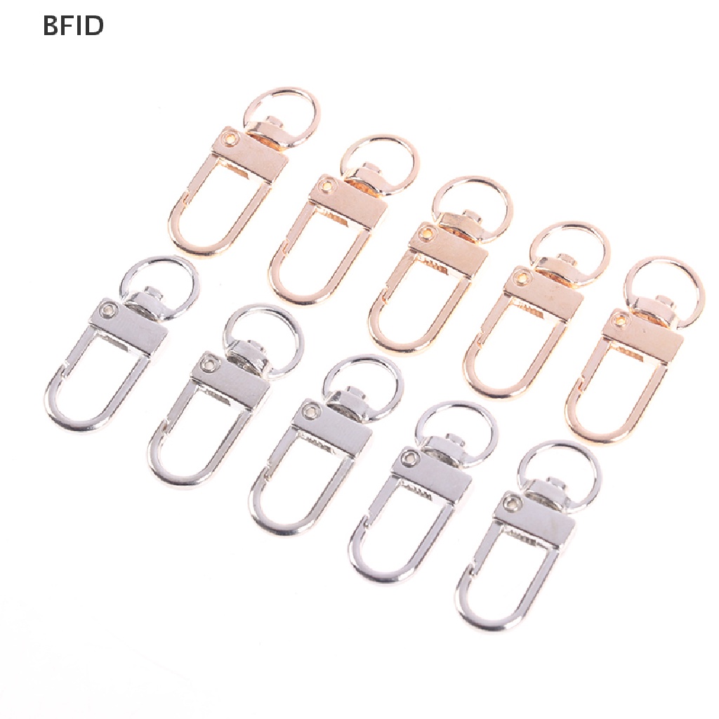 [BFID] 10pcs Kait Lobster Clasp 13 * 34mm Untuk Rantai Kalung &amp; Gelang Membuat Perhiasan DIY [ID]