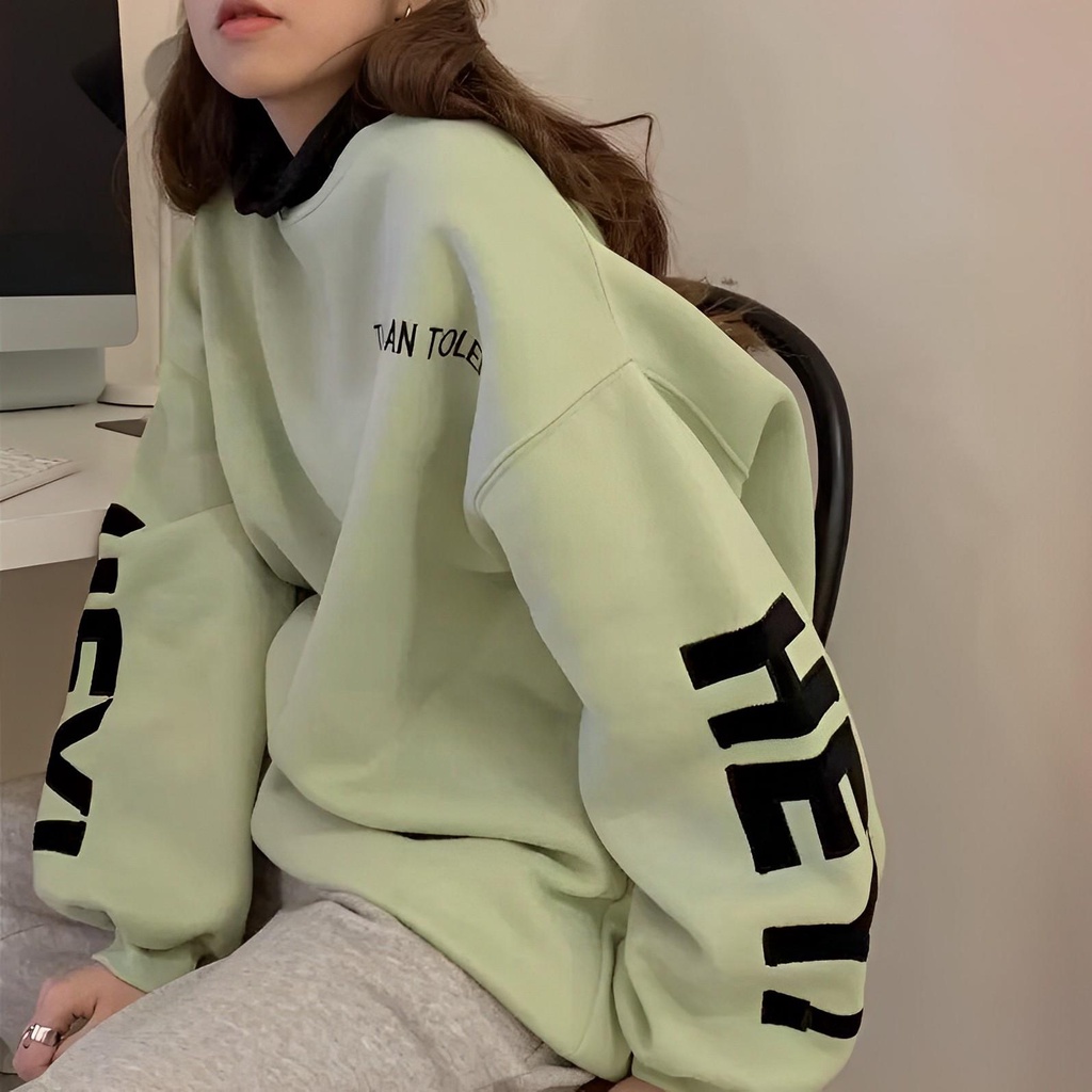 Sweater The Sky Can Wanita Oversize Korean Style