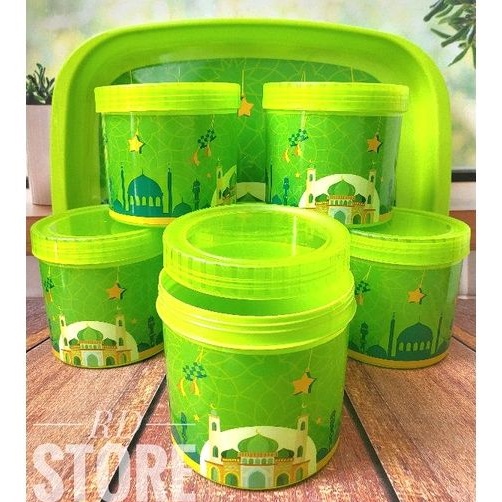 promo 1.set toples plus nampan saji bekal menyimpan makanan ringan...