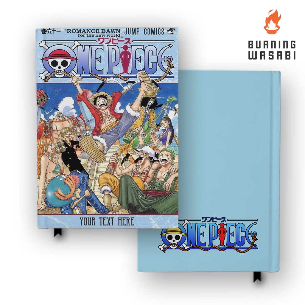 

Notebook Buku Luffy One Piece 28 Romance Dawn Vol 61 Cover Anime Manga Hardcover Custom DIary Jurnal Agenda A5 A6