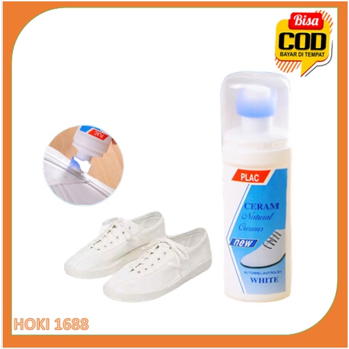 Cairan Pembersih dan Pemutih Sepatu Putih Shoe Cleaner Polish Semir Krim Ajaib Penghilang Noda Sneakers Shoes Remove