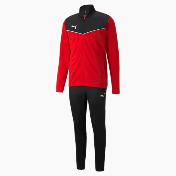 Jaket Training PUMA individualRISE Tracksuit Red-Black 657534 01