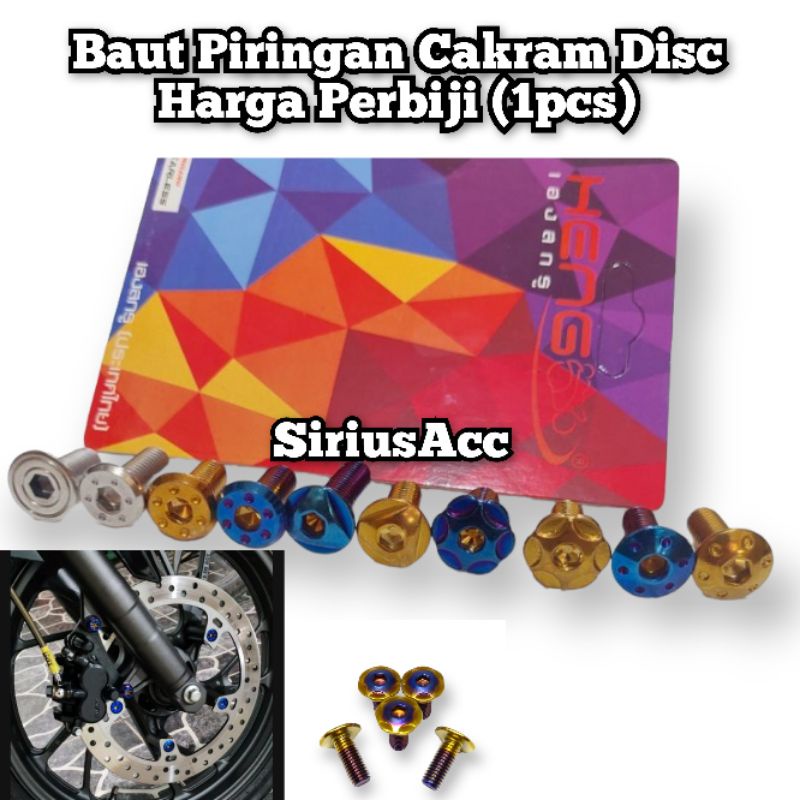 Baut Disc Baut Cakram Baut Piringan Probolt Universal Nmax Ninja Pcx Beat Mio Scoopy Genio dll