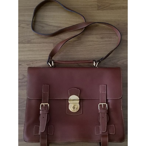 Sale Francesco Biasia vintage briefcase preloved (harga nett)