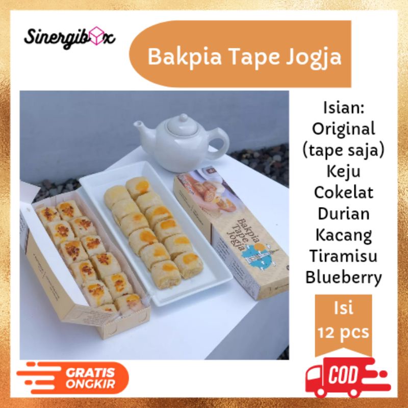 

Bakpia Tape Jogja isi 12 asli