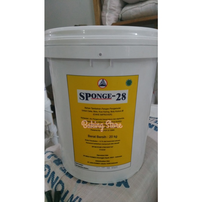 

Pengembang - Cake Improver Sponge28 20kg - Gosend Only!!!