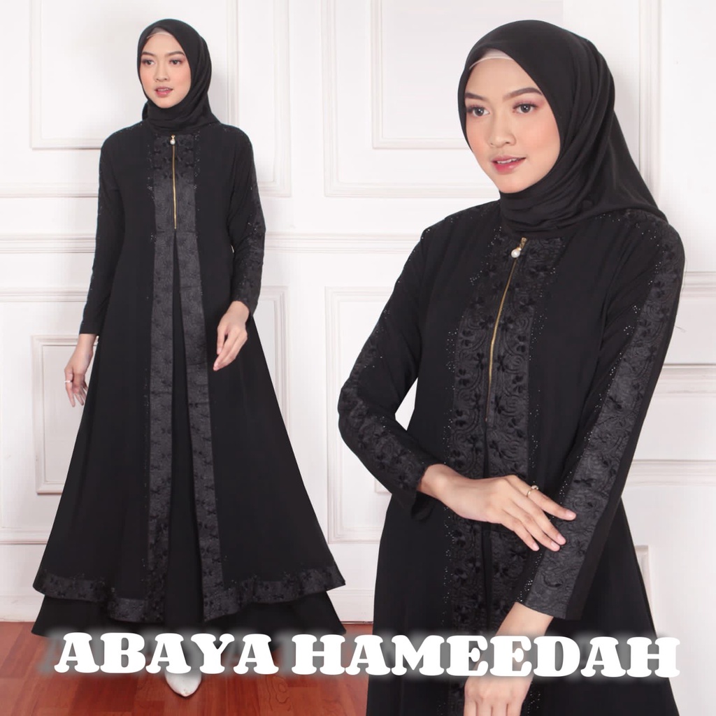 ABAYA HAMEEDAH / Gamis Turkey / Longdress Muslimah / Maxy Formal / Busana Muslim / Dress Kondangan / Pakaian Mewah Arabic