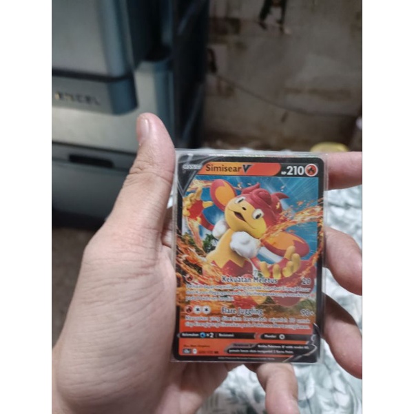 kartu pokemon bahasa Indonesia simisear v rr
