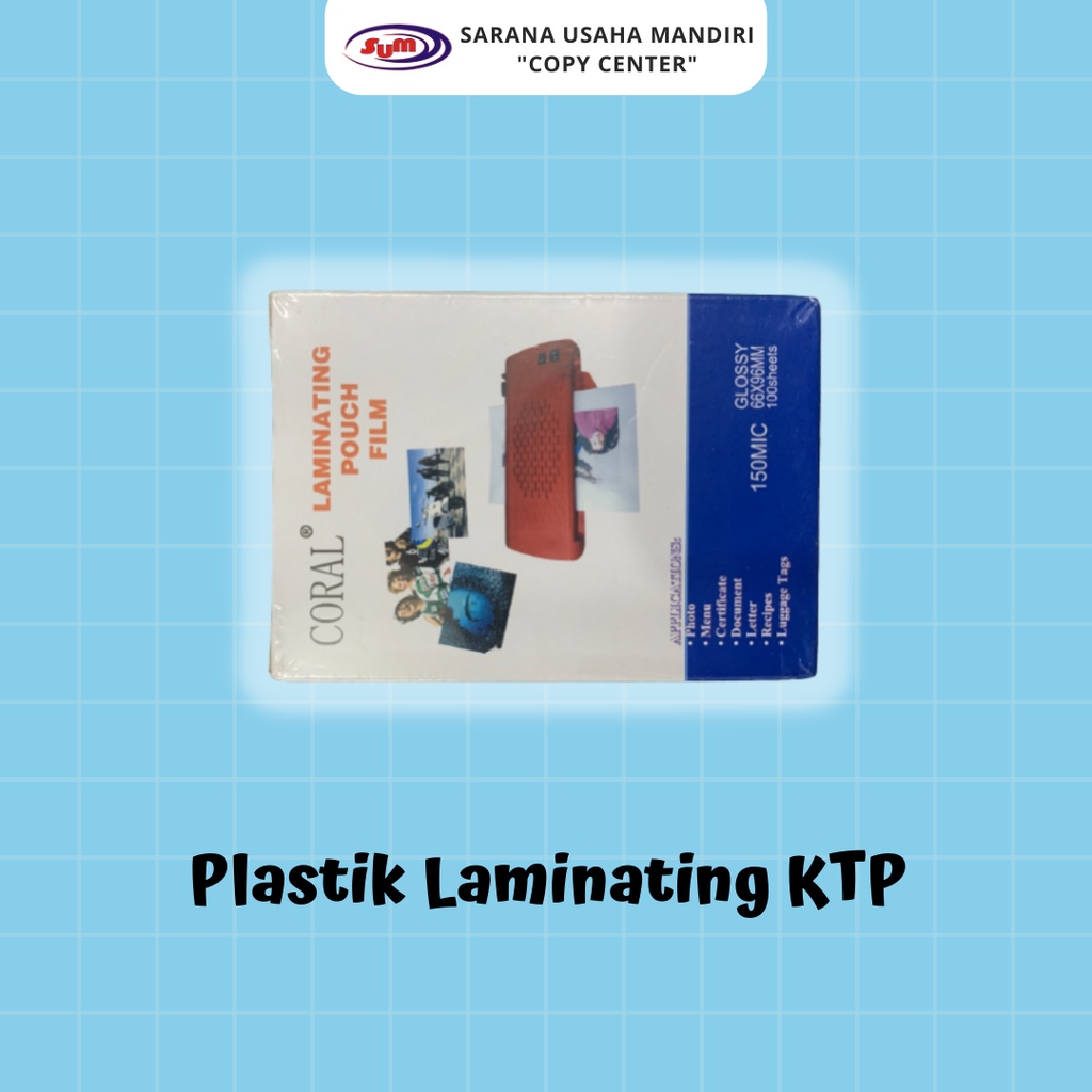 

PLastik Laminating KTP 150 MICRON