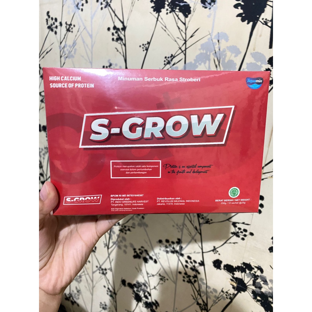 PENINGGI BADAN SGROW 100%ORIGINAL SEGEL NEW