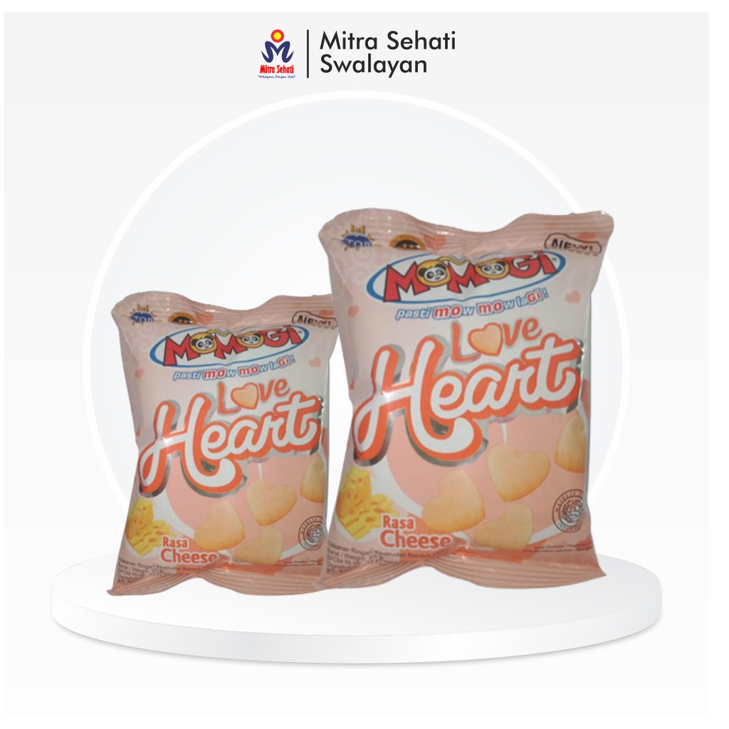 

MOMOGI LOVE HEART CHEESE 25gr & 50gr - Mitra Sehati Swalayan