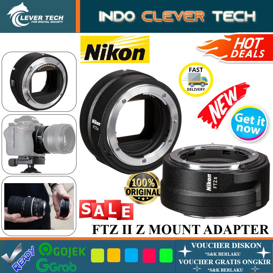 NIKON FTZ II Z MOUNT ADAPTER GARANSI RESMI