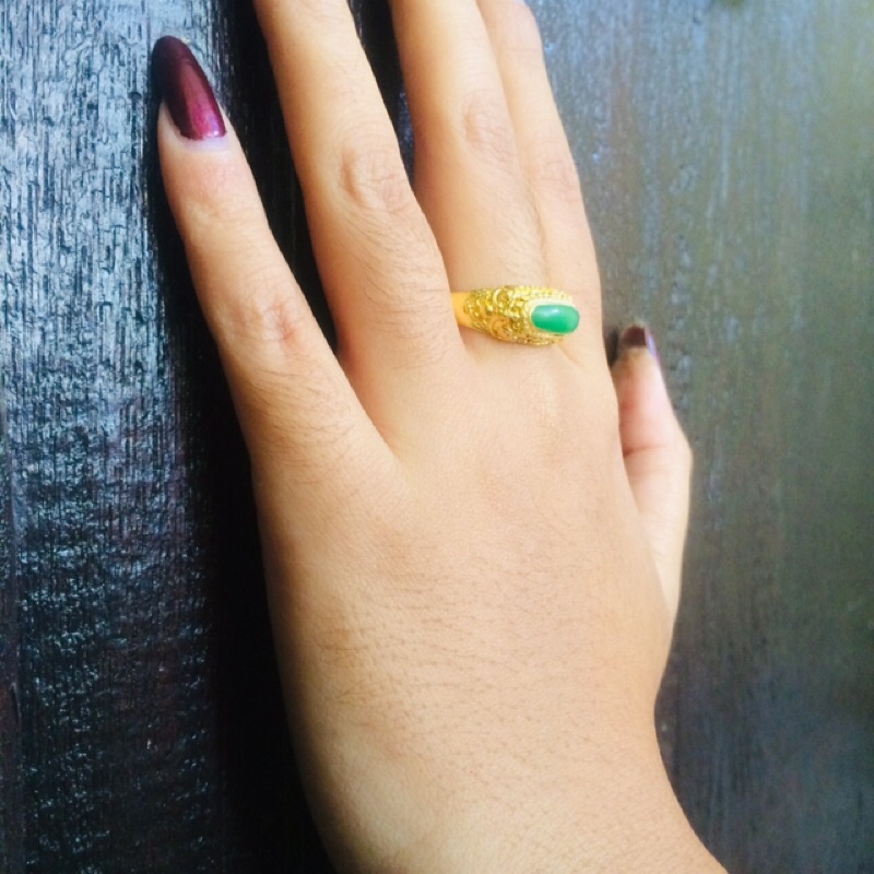 new Cincin motif emas//Cew or cow//best seller