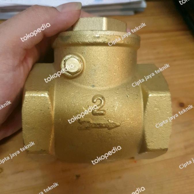 Swing Check Valve Kuningan / Klep Tabok 2 (Inch) Pn16