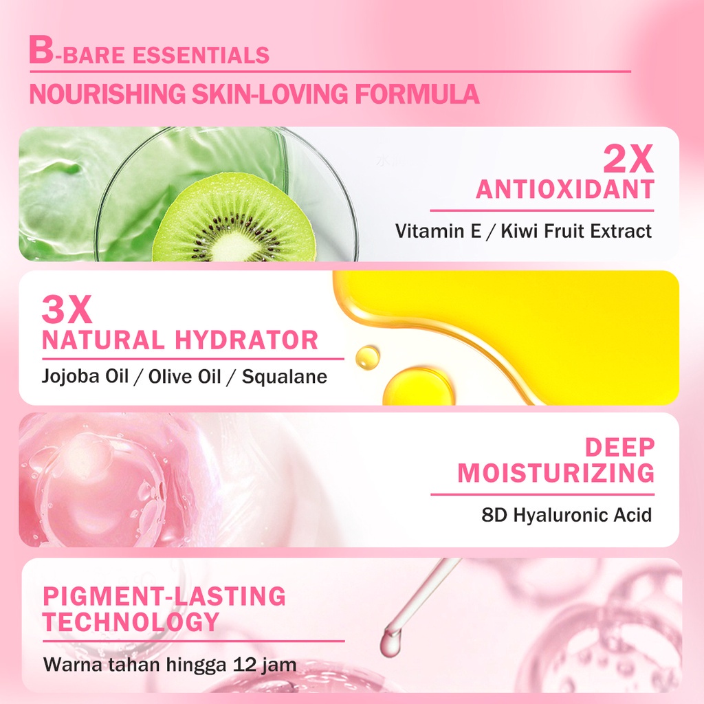 BNB BARENBLISS LIP TINT &amp; CHEEK KOREAN KIWI 2 IN 1 [SWEETSPACE]