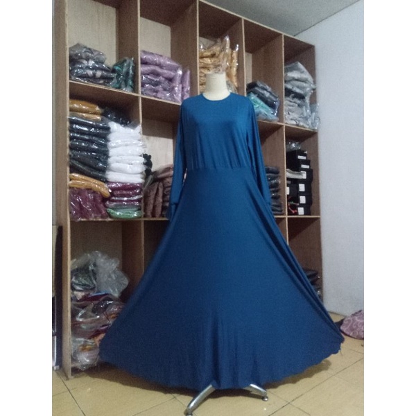 Gamis azra gamis murah gamis muslim akilacolletion Manset Gamis Jumbo Dress Muslim Big Size Inner Jersey Premium