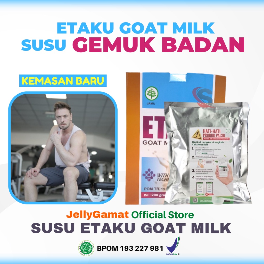 

Susu Gemuk Badan Anak Dewasa Penggemuk Badan BPOM Penambah Berat Badan Penambah Nafsu Makan Susu Kambing Etaku Goat Milk ASLI