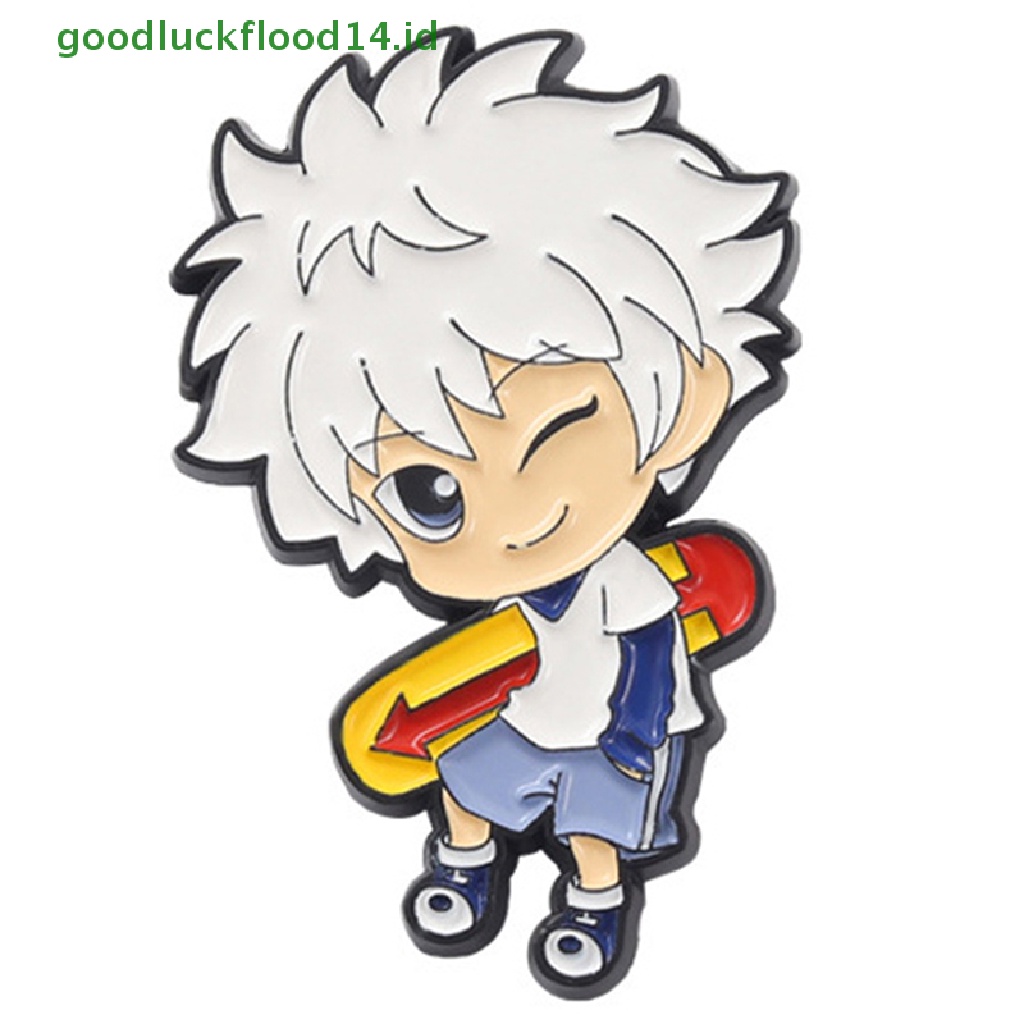 [GOOGFOUR] 5pcs/set Kartun Anime Enamel Pin Tetesan Minyak Bros Pin Denim Tas Pakaian Dekorasi [TOP]