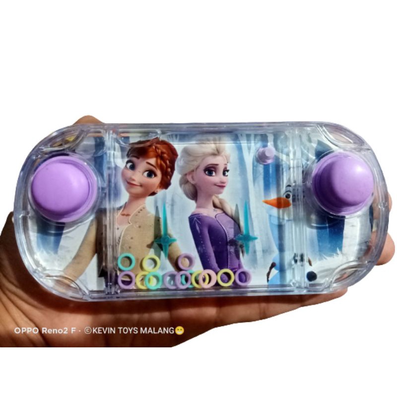 389T - 3 mainan game air pvp tombol karet gambar cewek / mainan anak edukasi water game model psp ka