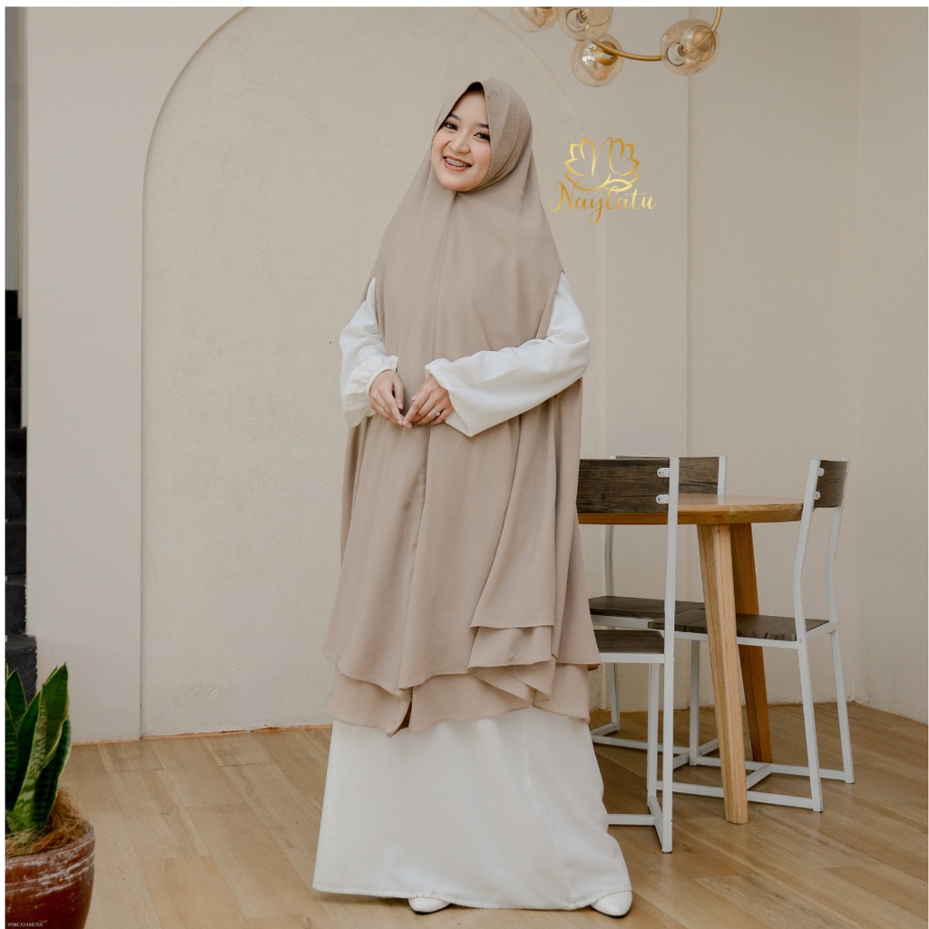 Naylatu Jilbab Hijab Khimar Hikmahmanda Babydoll