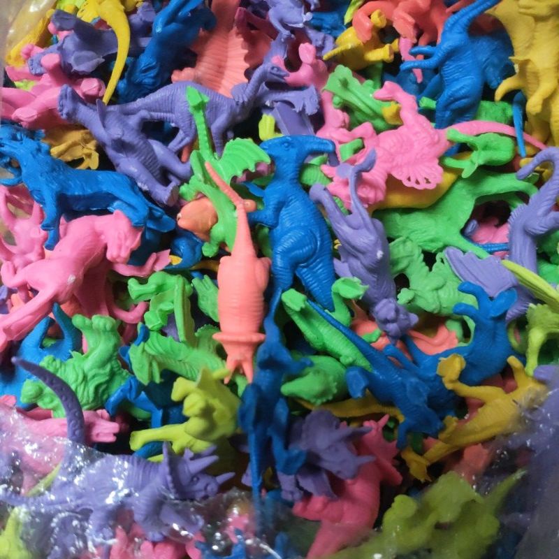 Dinosaurus Campur Isi 100 pcs