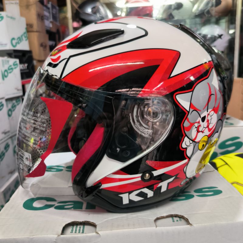 helm kyt dj maru motif kabuki