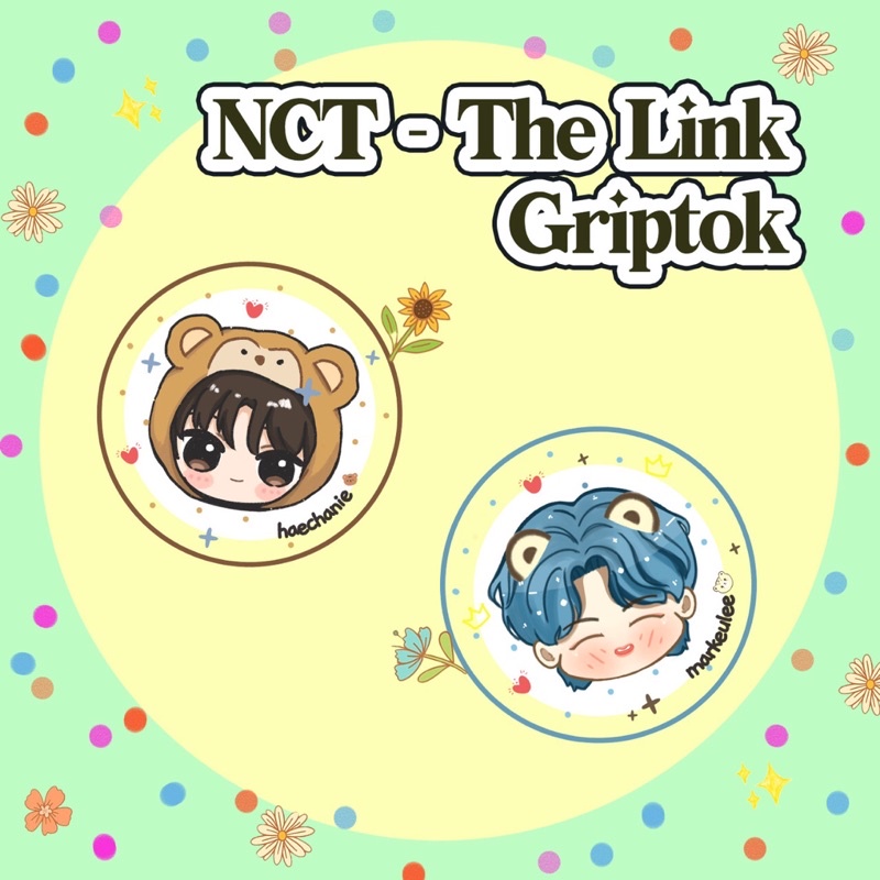 Griptok / Popsocket - NCT The Link edition - Mark & Haechan
