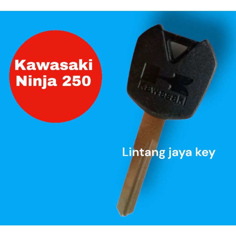 bahan duplikat kunci kawasaki ninja 250